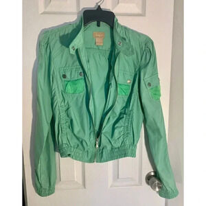Women's Green Twenty One Brand Jacket Size Small Great for Spring